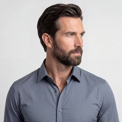 Linear | Strijkvrij Bamboo-Blend Slim Fit Overhemd