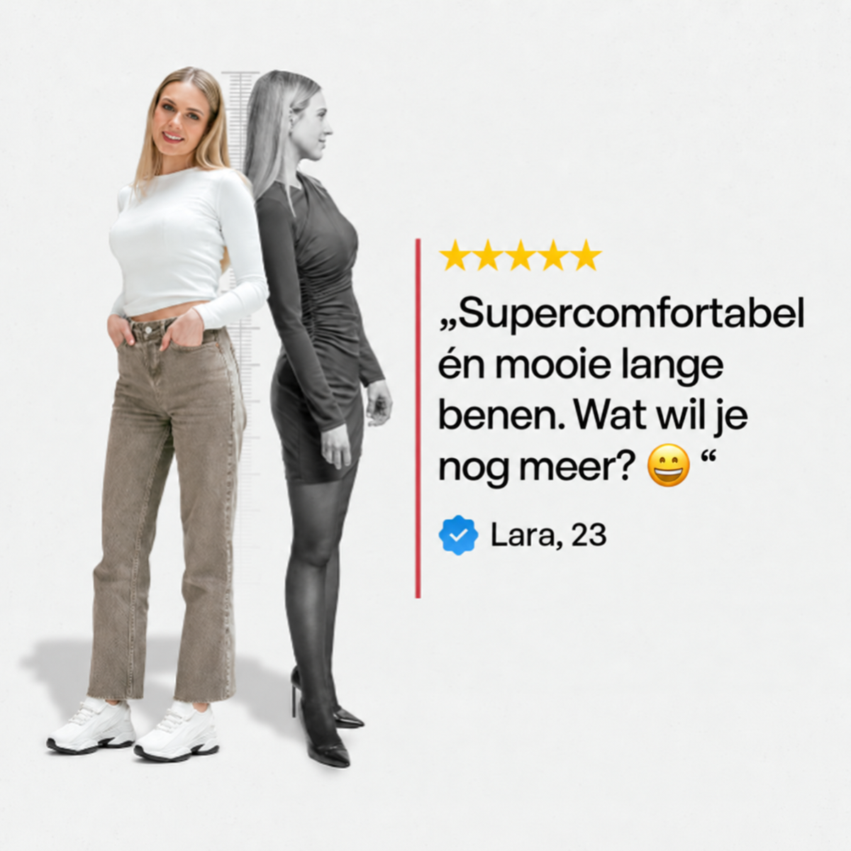 Livia | Comfortsneakers met Onzichtbare Lift