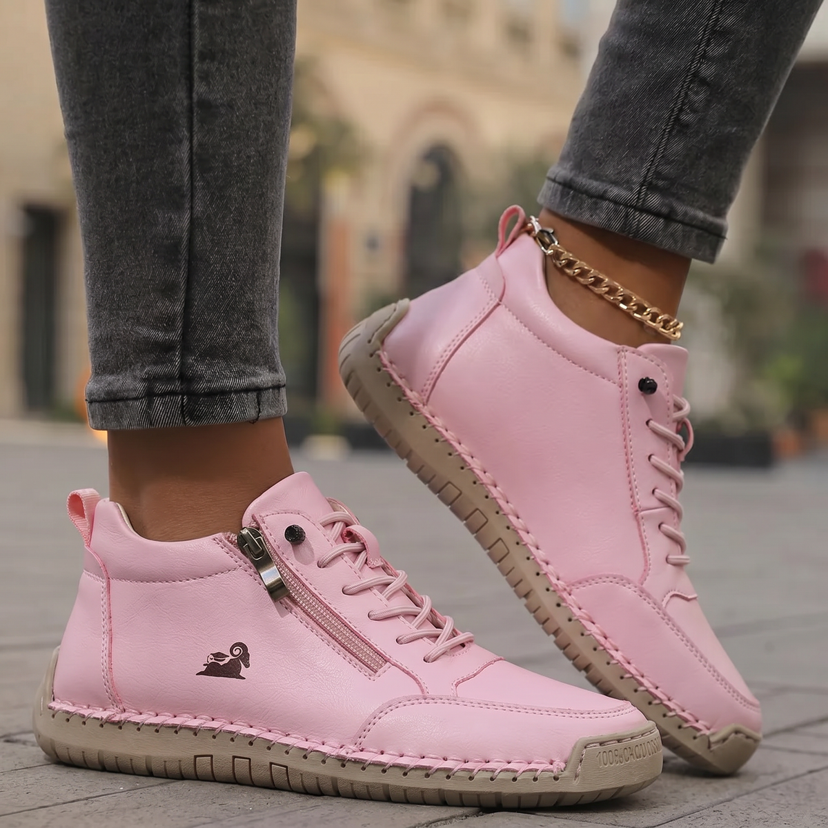 Claudia | Comfortabele Orthopedische Sneakers met Ritssluiting